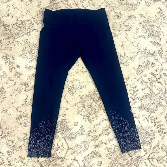 Lululemon Navy Blue Leggings - Picture 1 of 11